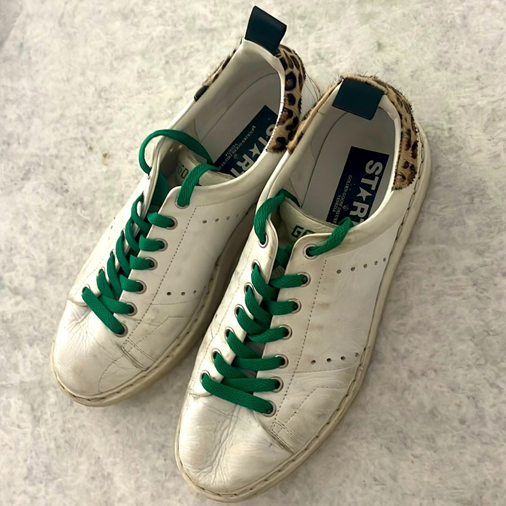 Golden Goose leather low top sneakers size 10 IT 40